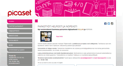 Desktop Screenshot of picaset.fi